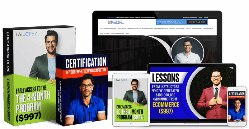 [SUPER HOT SHARE] Tai Lopez – Ecommerce Specialist Certification Download