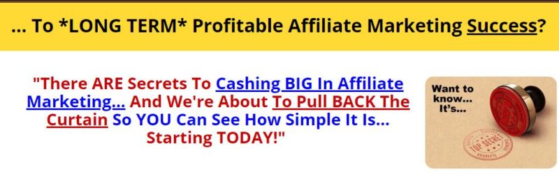 [GET] The Secrets to Long Term Affiliate Success Download