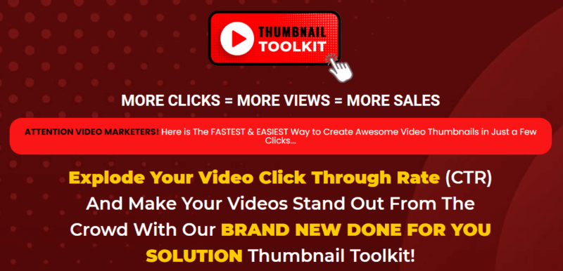 Thumbnail Toolkit – More Clicks = More Views = More Sales Free Download