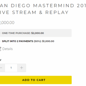 [SUPER HOT SHARE] Tim Burd – San Diego Mastermind 2019 Live Stream & Replay Download