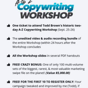 Todd Brown – A-Z Copywriting Workshop Download