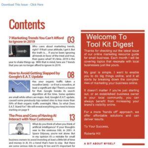 Tool Kit Digital Marketing Digest 2019 – Create Your Own Account