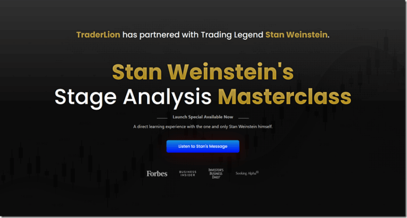 Traderlion – Stan Weinstein – Stage Analysis Masterclass Download