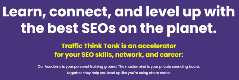 Traffic Think Tank Academy Courses Download
