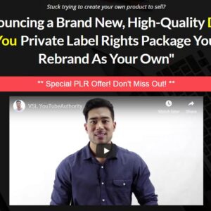 [GET] Unstoppable PLR – Youtube Authority Download
