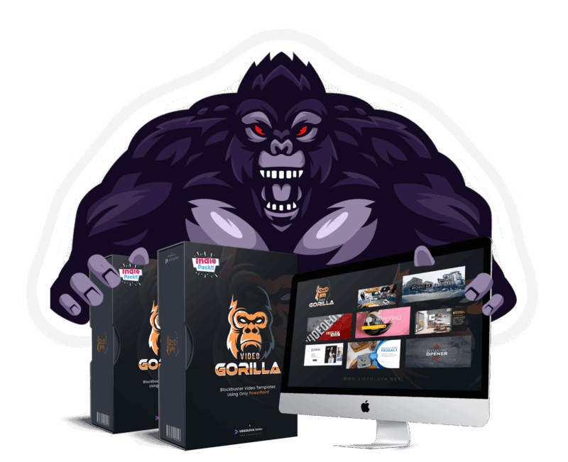 VIDEO GORILLA + OTO – Dynamic & Multipurpose Video Marketing Kit Free Download