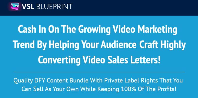 [GET] VSL Blueprint PLR Bundle