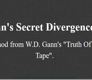 W.D. Gann’s Secret Divergence Method Download