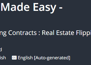[GET] Wholesaling Real Estate Made Easy – Flipping Houses 2019 Download
