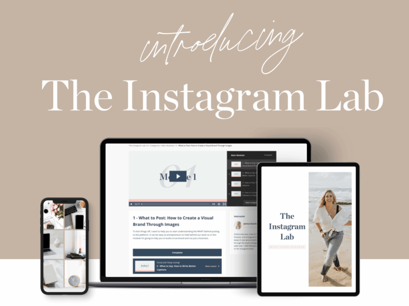 Jenna Kutcher – Instagram Lab Download