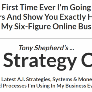 Tony Shepherd – A.I. Strategy Club Download