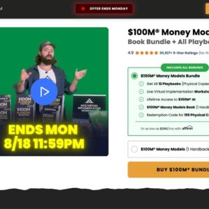 Alex Hormozi 0M Money Models Book Bundle + 12 Play Books